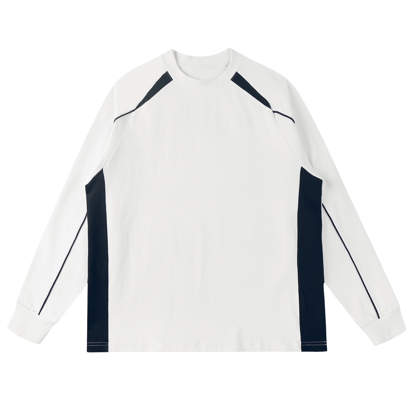 Contrast Panel Raglan Sweatshirt