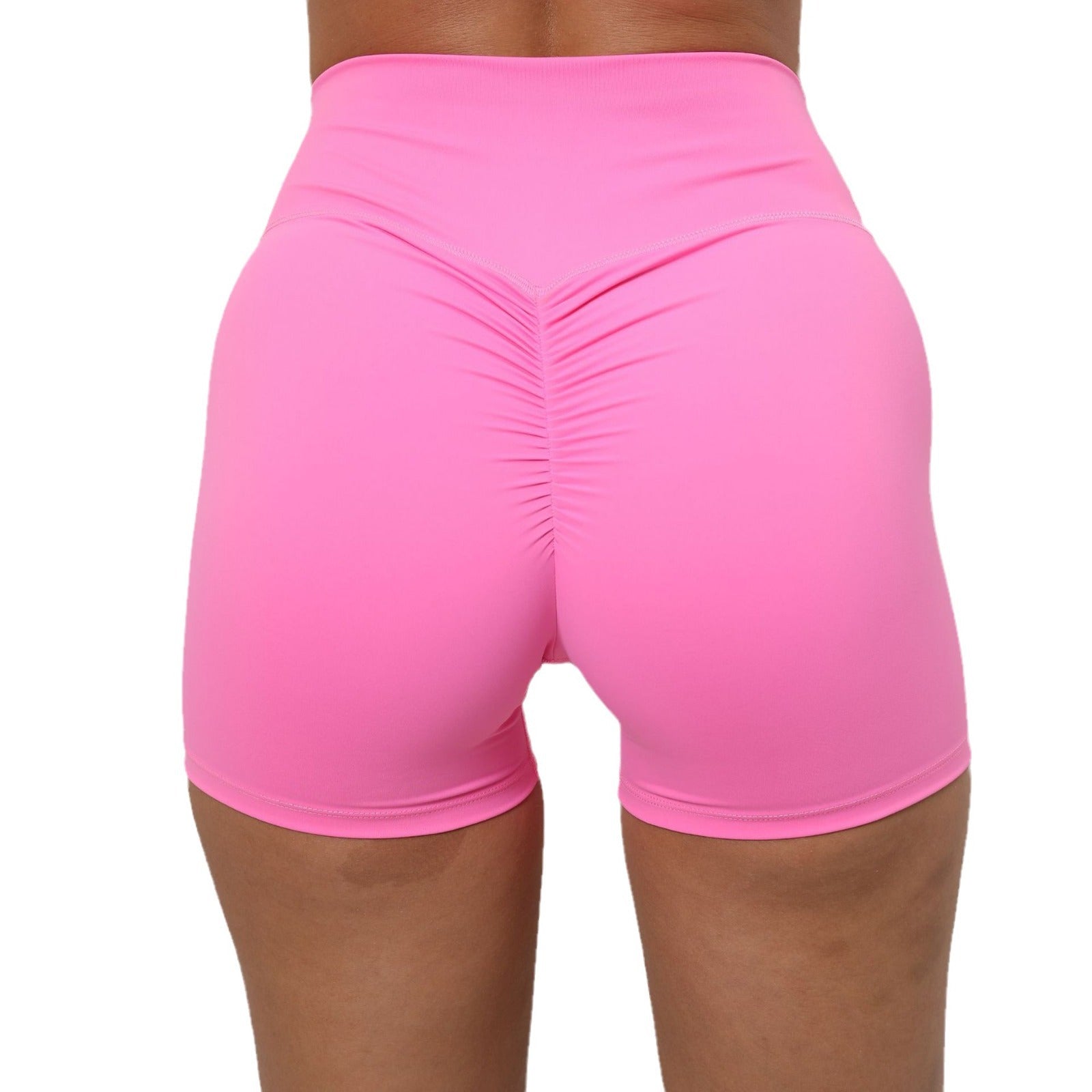 Pleated Peach Hip Raise Fitness Tight High Waist Running Quick-drying Yoga Pants