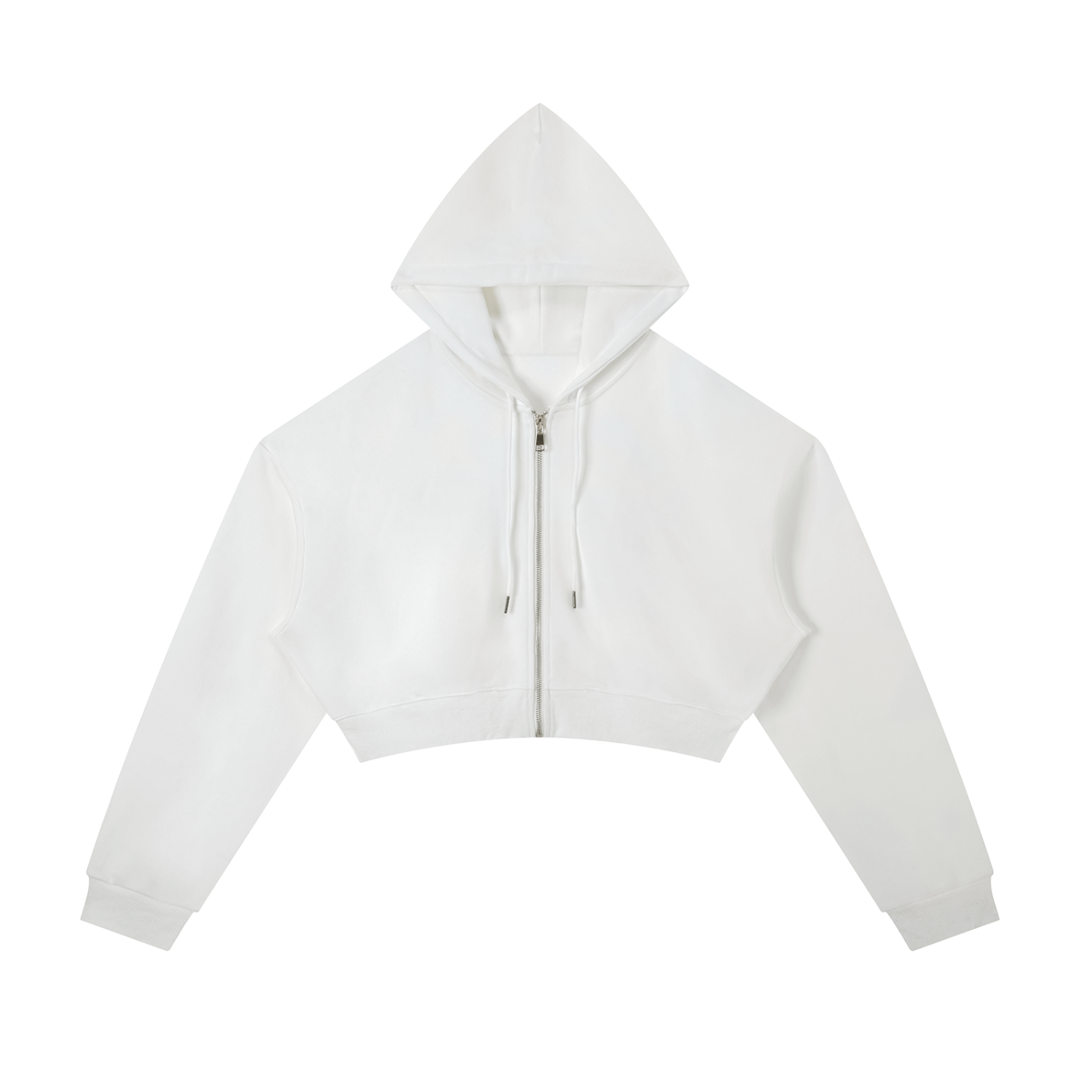 OG | Essential Cropped Zip-Up Hoodie