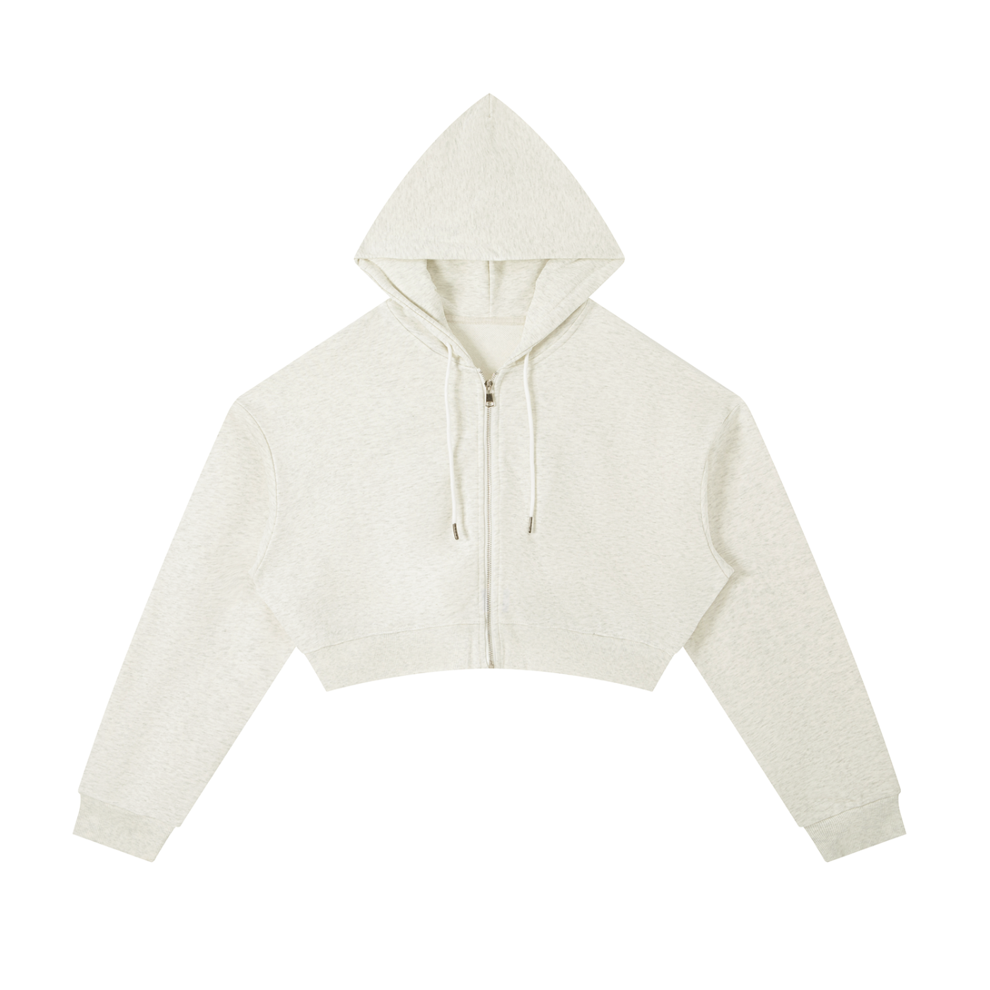 OG | Essential Cropped Zip-Up Hoodie